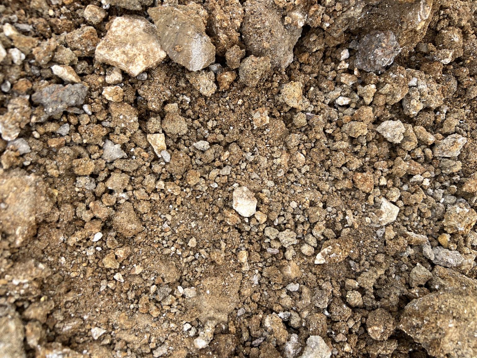 Photo du sol de la parcelle Les Caourdets du Champagne Oudiette à Beaunay.